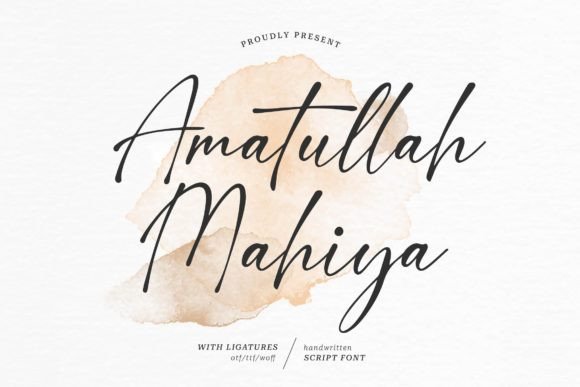 Amatullah Mahiya: Elevating Your Brand with Elegant Script