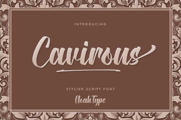 Cavirous: A Stylish Script for Classical Calligraphy