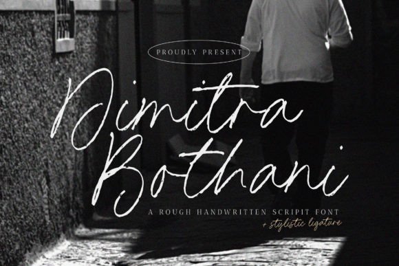 Dimitra Bothani: The Edgy Typeface for Bold Brand Identity
