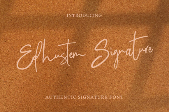 Edhustem Signature: Elevating Your Design Projects with a Thin, Fashionable Script