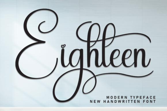 Eighteen: Elevating Your Designs with Elegant Script