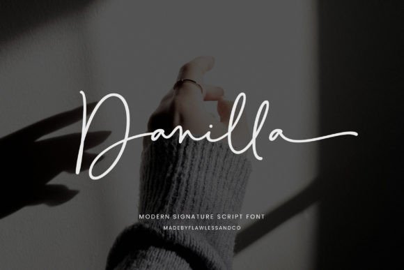Elevate Your Designs with Danilla Signature Font