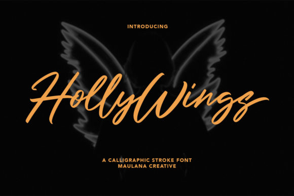 Holly Wings Font Evaluation