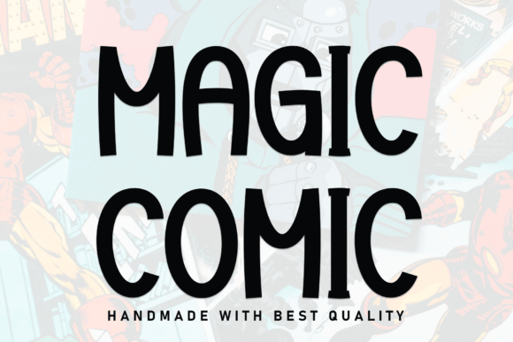 Magic Comic: A Timeless Script for Distinctive Design