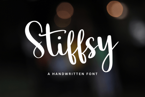 Stiffsy: A Handwritten Script for Authentic Design