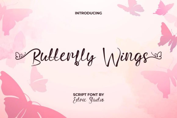 The Allure of Butterfly Wings: A Script Font That Transforms Your Brand
