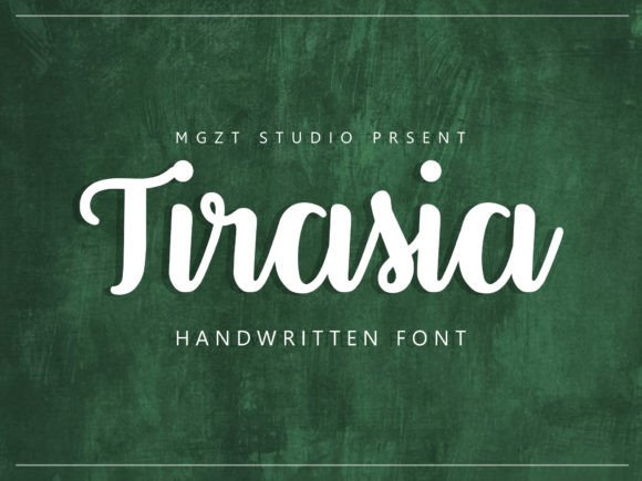 Tirasia: The Handwritten Font That Adds Elegance to Every Project