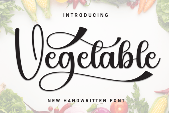 Vegetable: The Elegant Script Font That Transforms Digital and Print Design